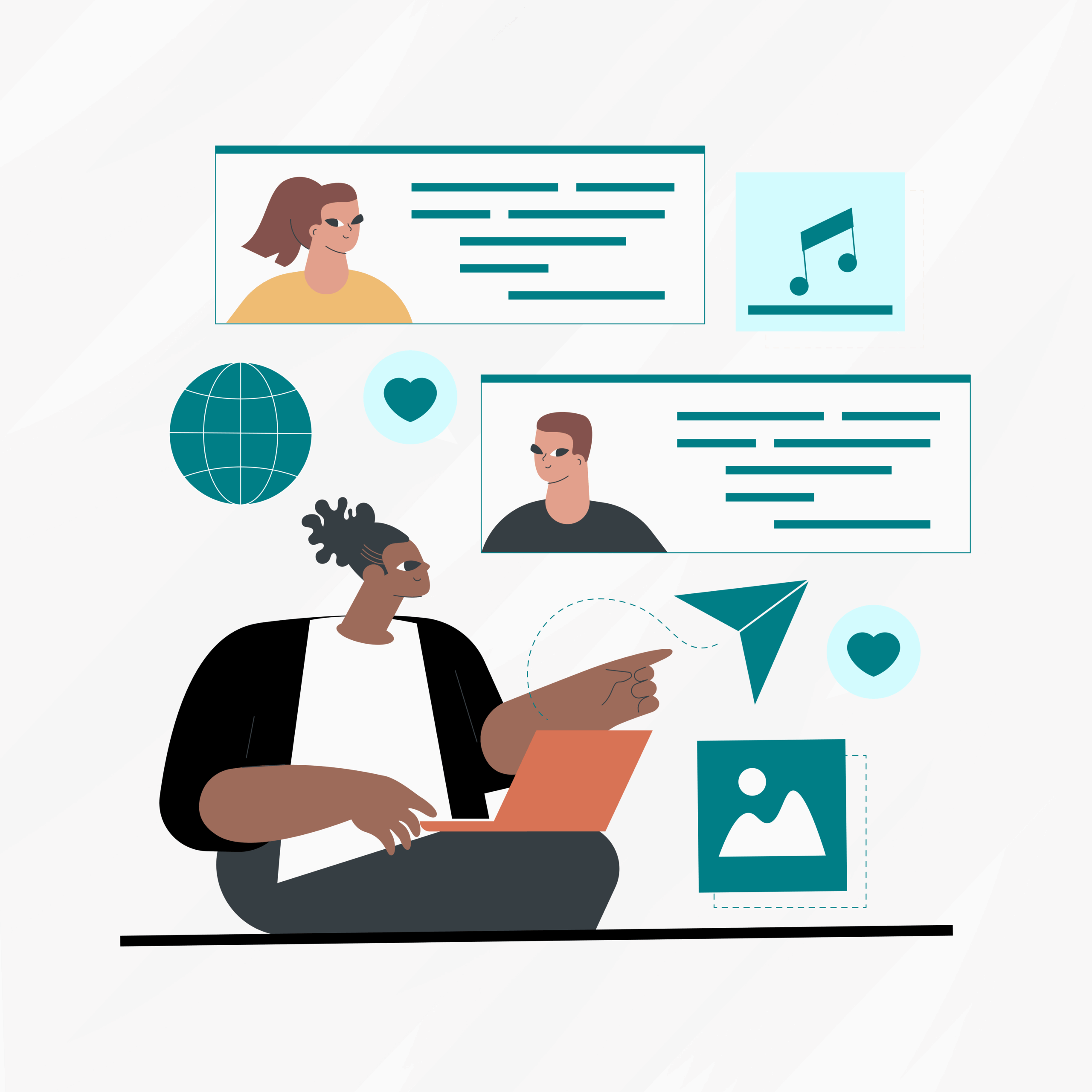 Engaging articles shared 2.5x more on social media