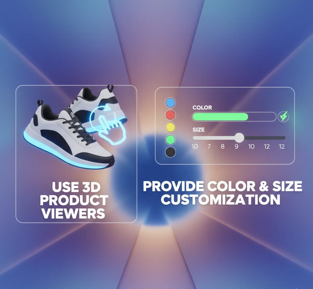 3D Visuals on Website