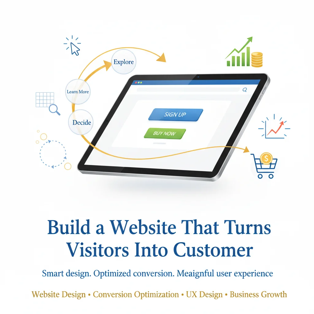 website that turns visitors into customers